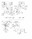 Controls Fuel Tank Governor Springs Diagram and Parts List for 250417-0503-01  Briggs and Stratton Engine